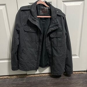 Levi's Men's Dark Gray Military Field Jacket